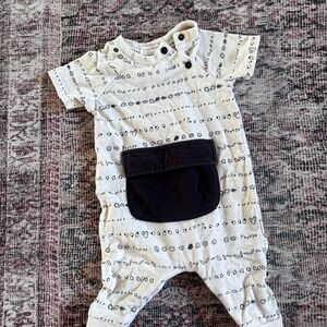 Baby boy summer romper